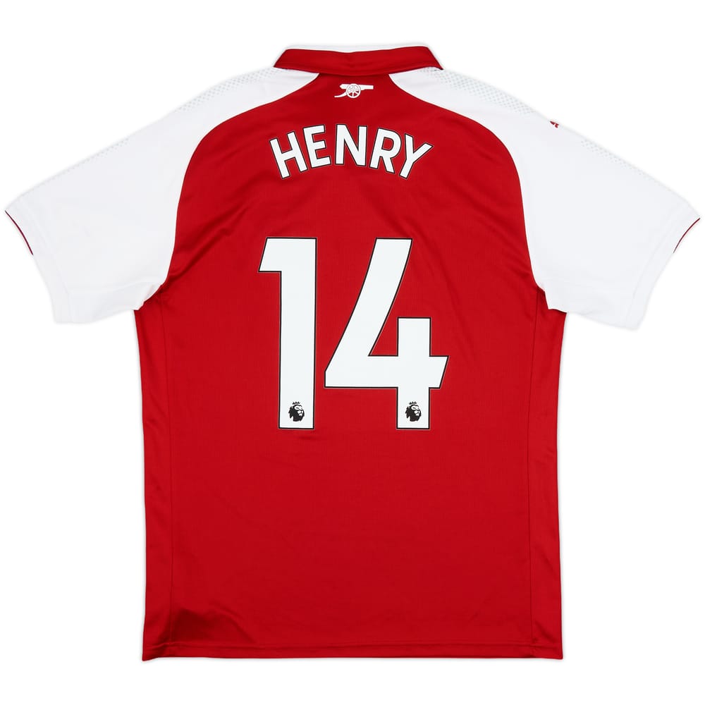 2017-18 Arsenal Home Shirt Henry #14 - 8/10 - (M)