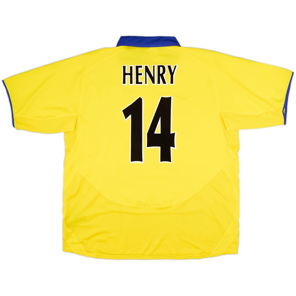 2003-05 Arsenal Away Shirt Henry #14 (XXL)