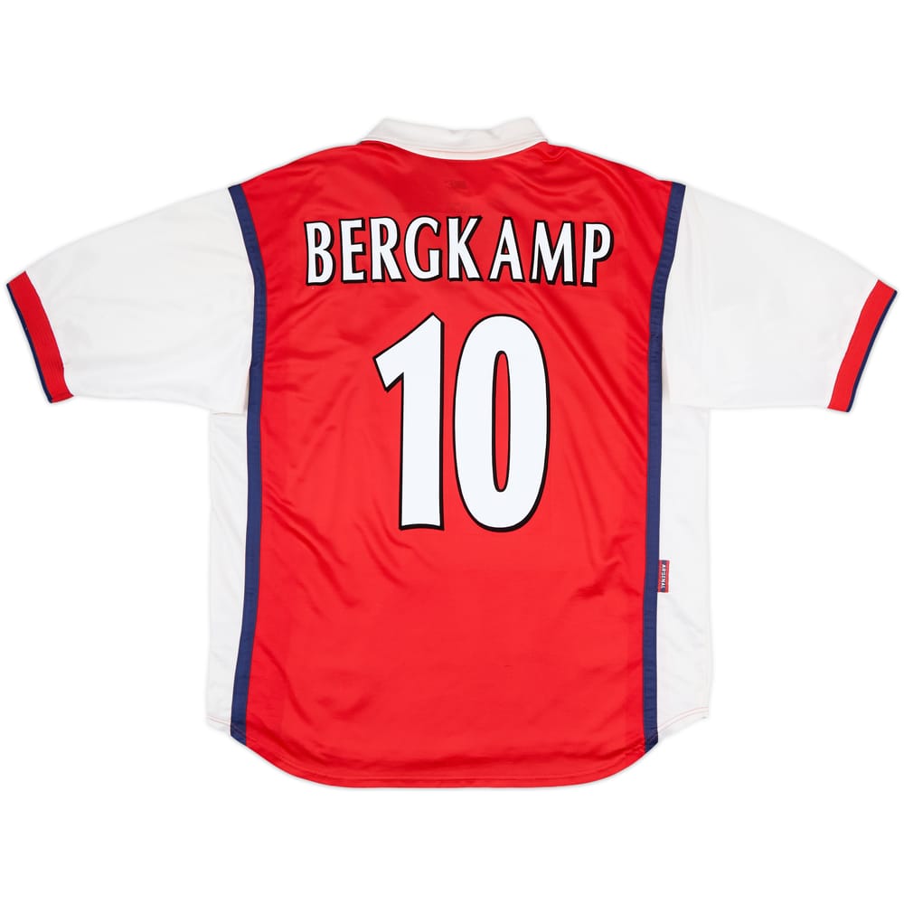 1998-99 Arsenal Home Shirt Bergkamp #10 - 8/10 - (L)