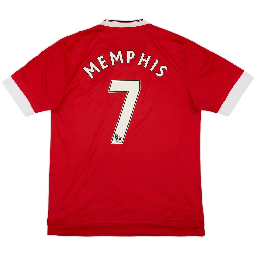 2015-16 Manchester United Home Shirt Memphis #7 - 6/10 - (L)