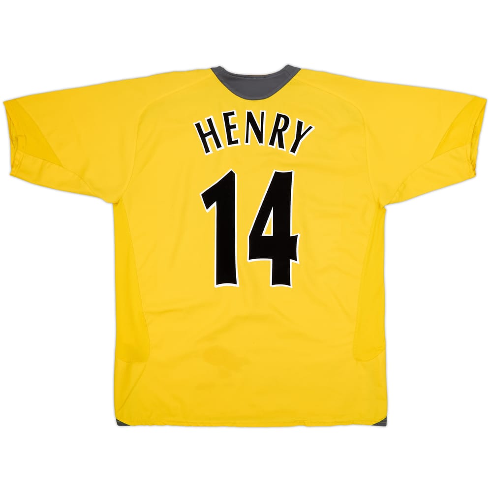 2005-06 Arsenal Away Shirt Henry #14 - 8/10 - (XL)