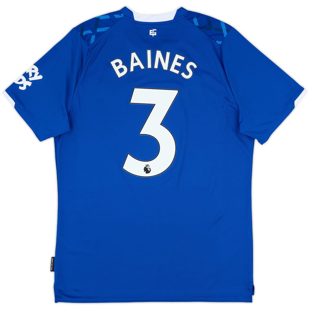 2018-19 Everton Home Shirt Baines #3 - 10/10 - (L)