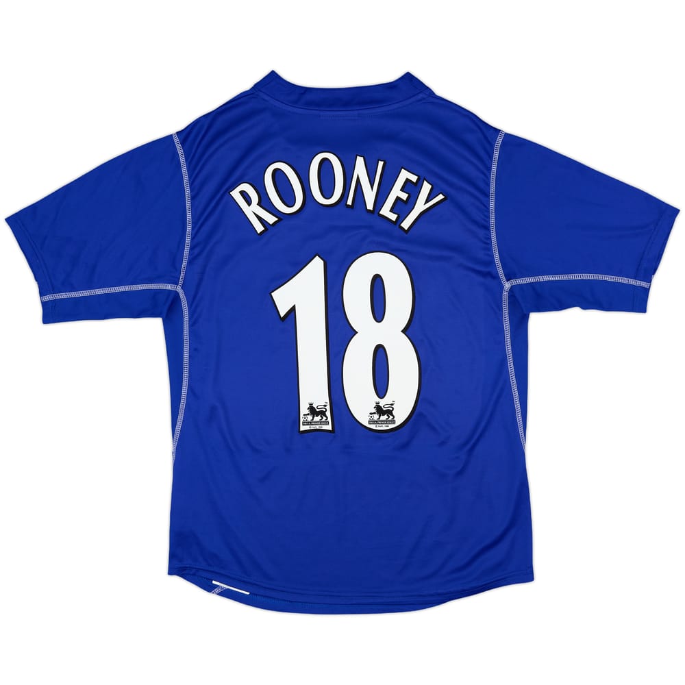 2002-03 Everton Home Shirt Rooney #18 - 9/10 - (L)