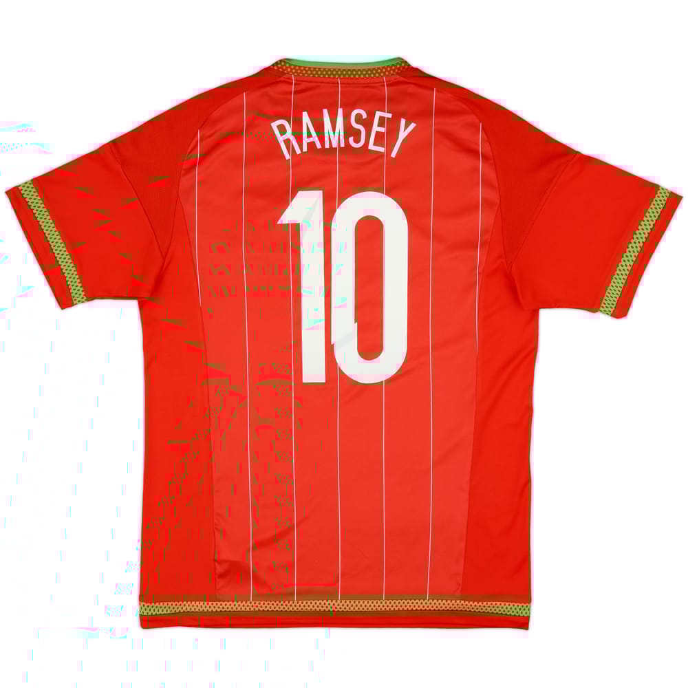 2015-16 Wales Home Shirt Ramsey #10 - 8/10 - (M)