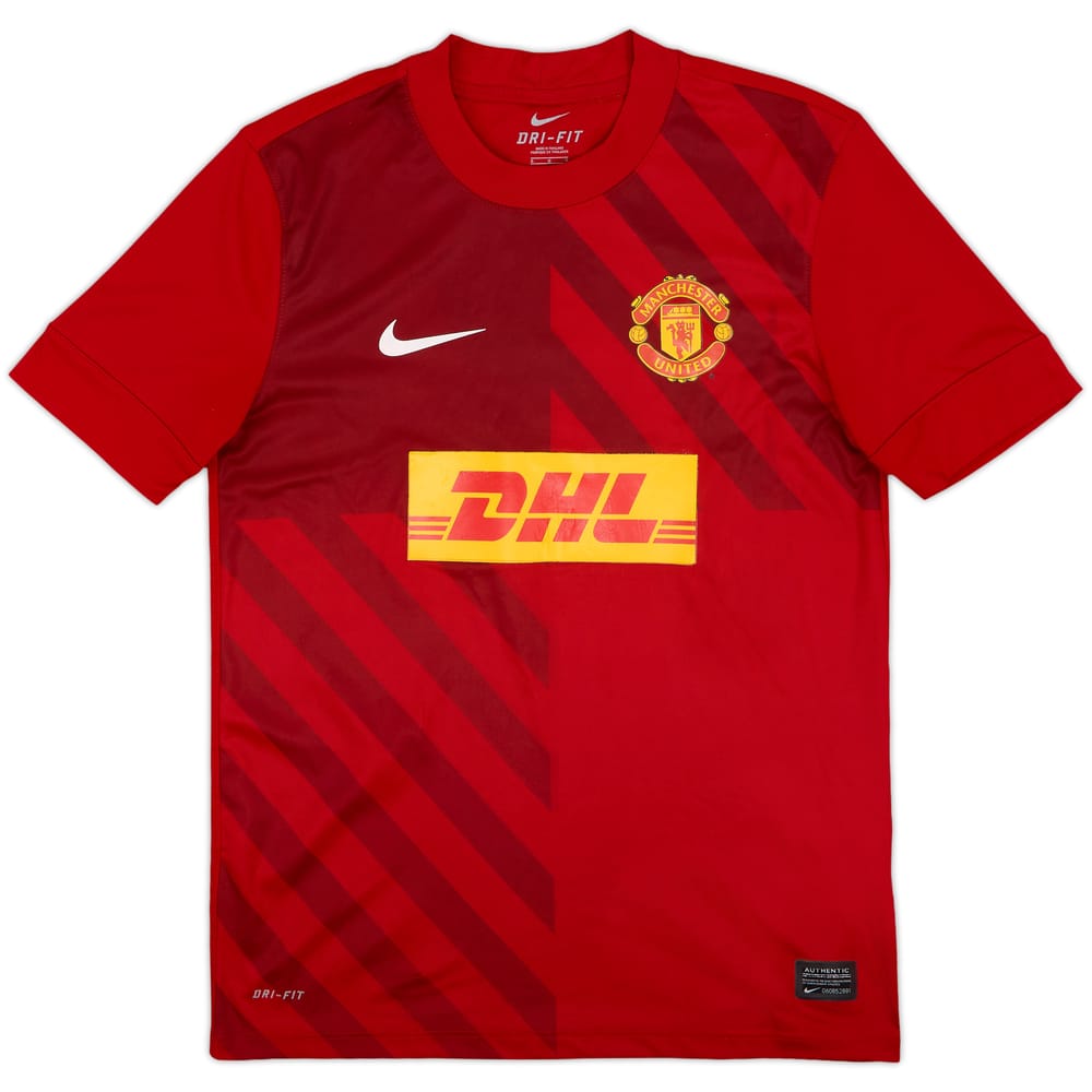 2011-12 Manchester United Nike Training Shirt - 4/10 - (S)