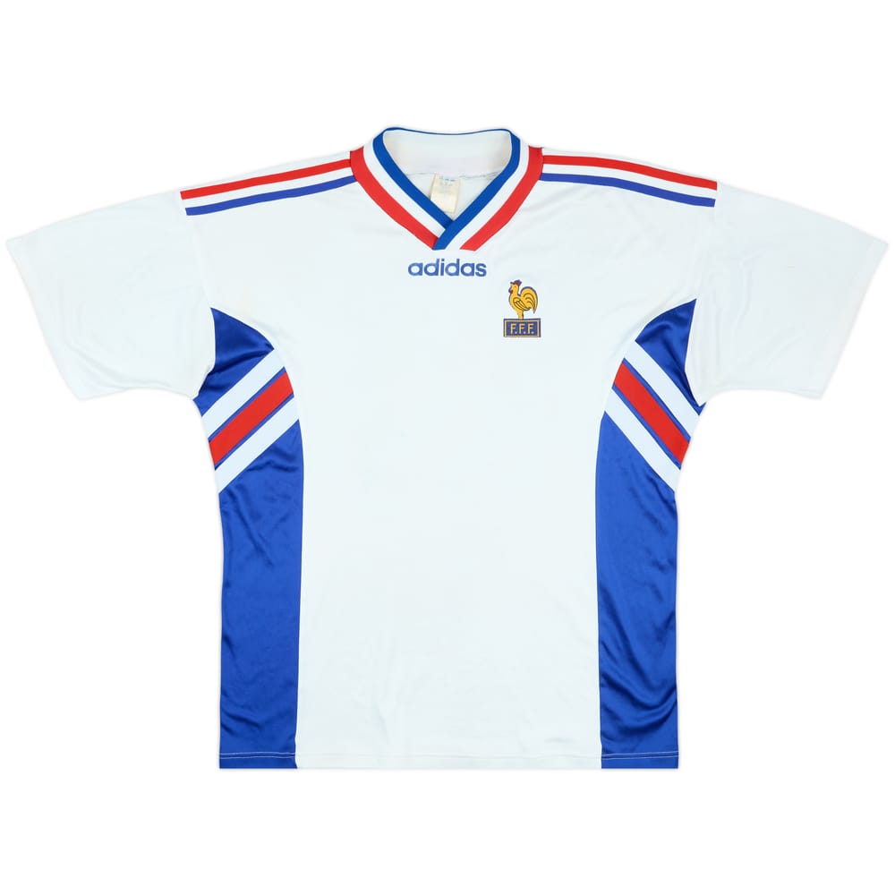 1996 France U-21 Match Issue Away Shirt #19