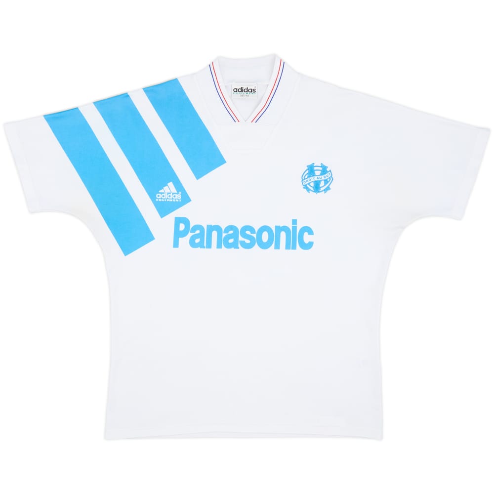 1991-92 Olympique Marseille Home Shirt - 8/10 - (M)