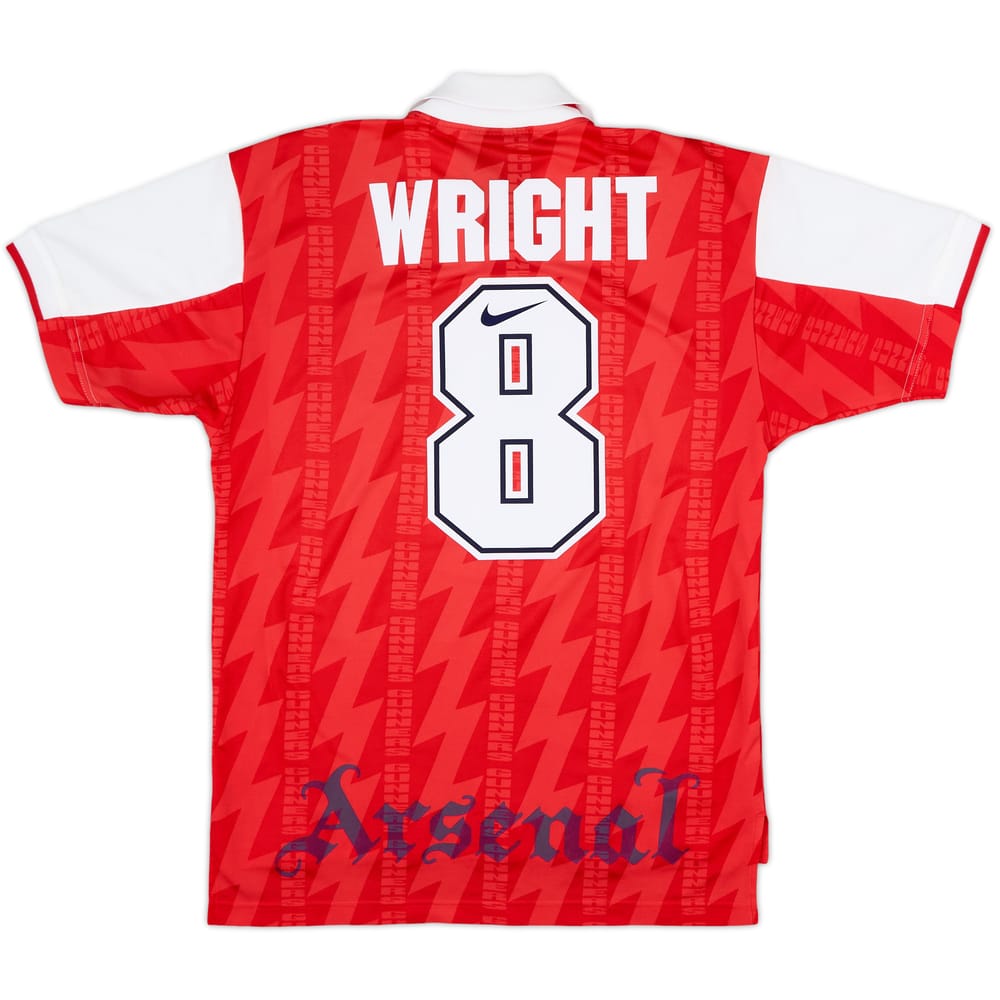 1994-96 Arsenal Home Shirt Wright #8 - 8/10 - (S)