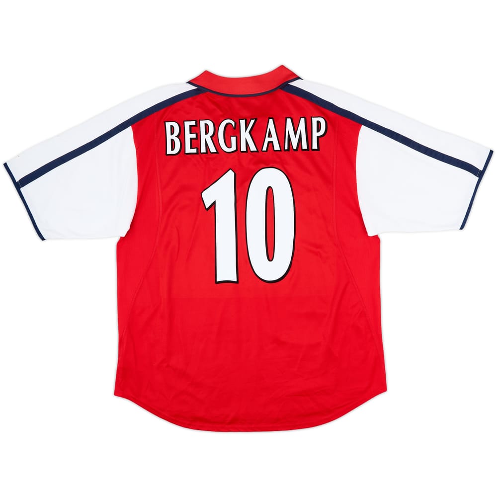 2000-02 Arsenal Home Shirt Bergkamp #10 - 9/10 - (L)