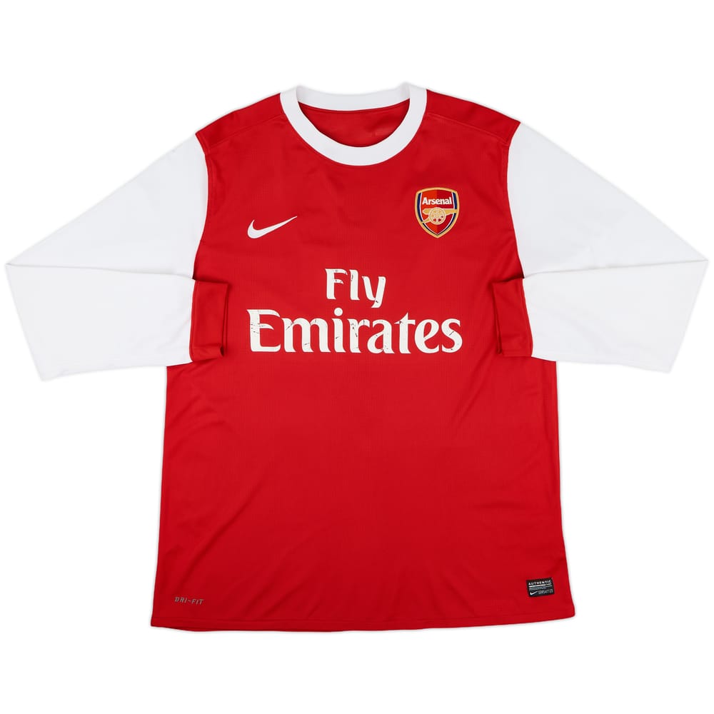 2010-11 Arsenal Home L/S Shirt - 5/10 - (L)
