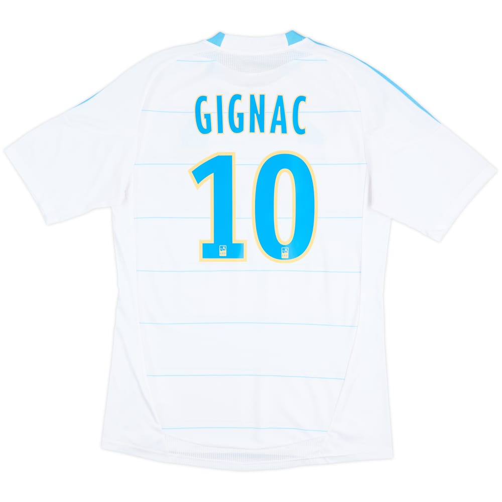 2010-11 Olympique Marseille Home Shirt Gignac #10 - 7/10 - (L)