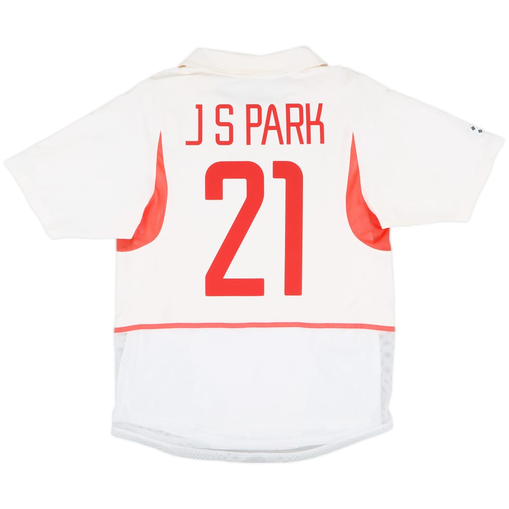 2002-03 South Korea Player Issue Away Shirt JSPark #21 - 9/10 - (M)