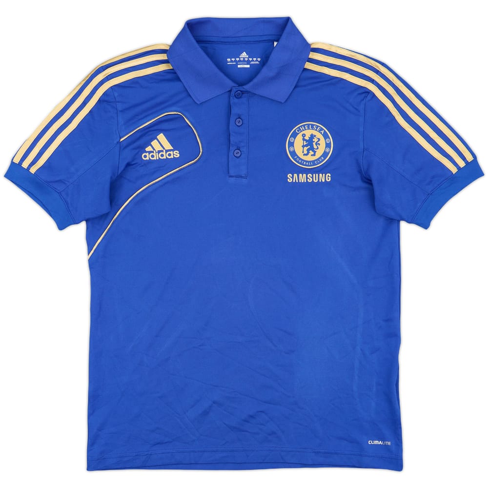 2012-13 Chelsea adidas Polo Shirt - 9/10 - (S)