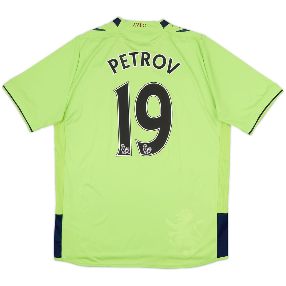 2012-13 Aston Villa Away Shirt Petrov #19 - 6/10 - (L)