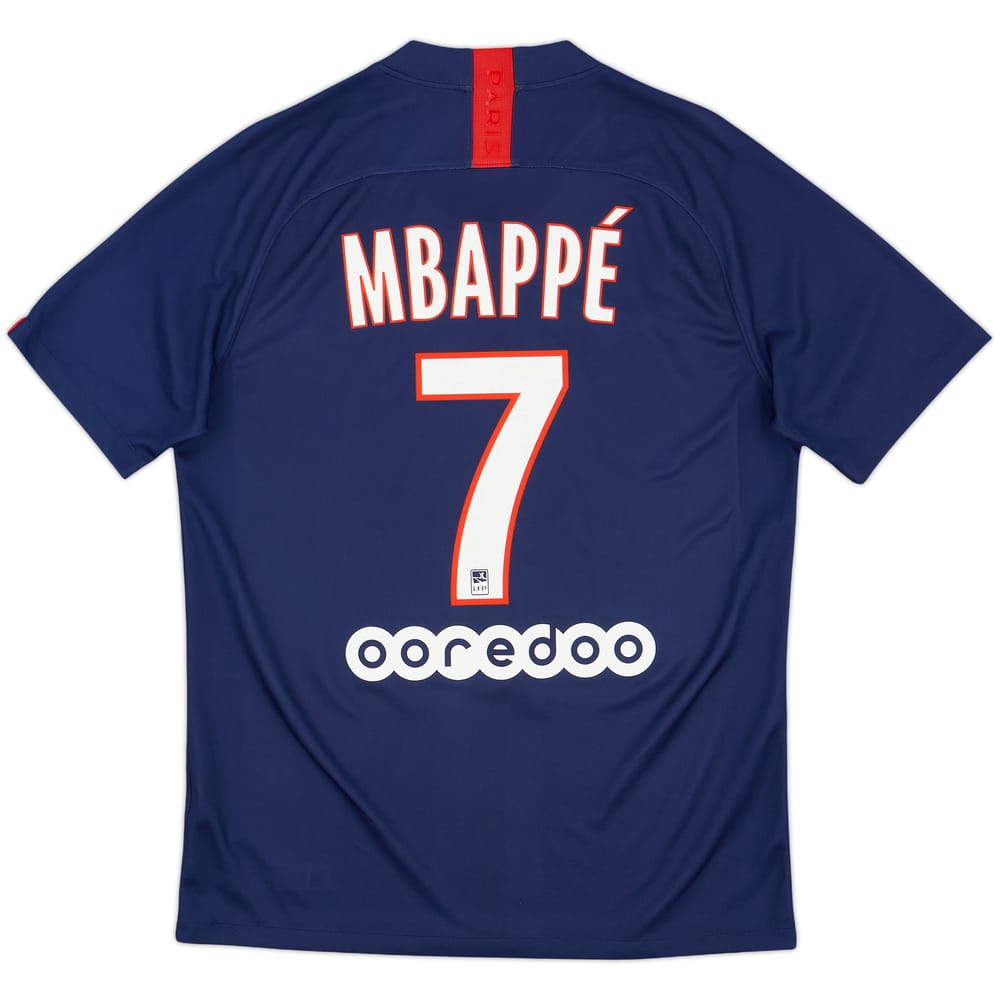 2019-20 Paris Saint-Germain Home Shirt Mbappe #7 - 10/10 - (M)