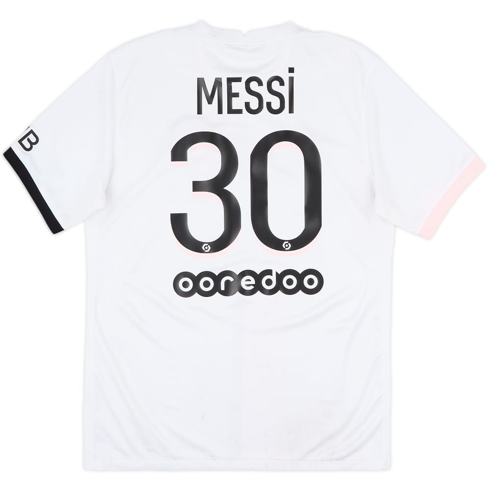 2021-22 Paris Saint-Germain Away Shirt Messi #30 - 5/10 - (M)