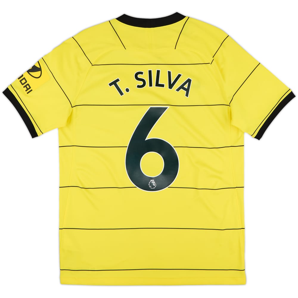 2021-22 Chelsea Away Shirt T.Silva #6 - 9/10 - (M)