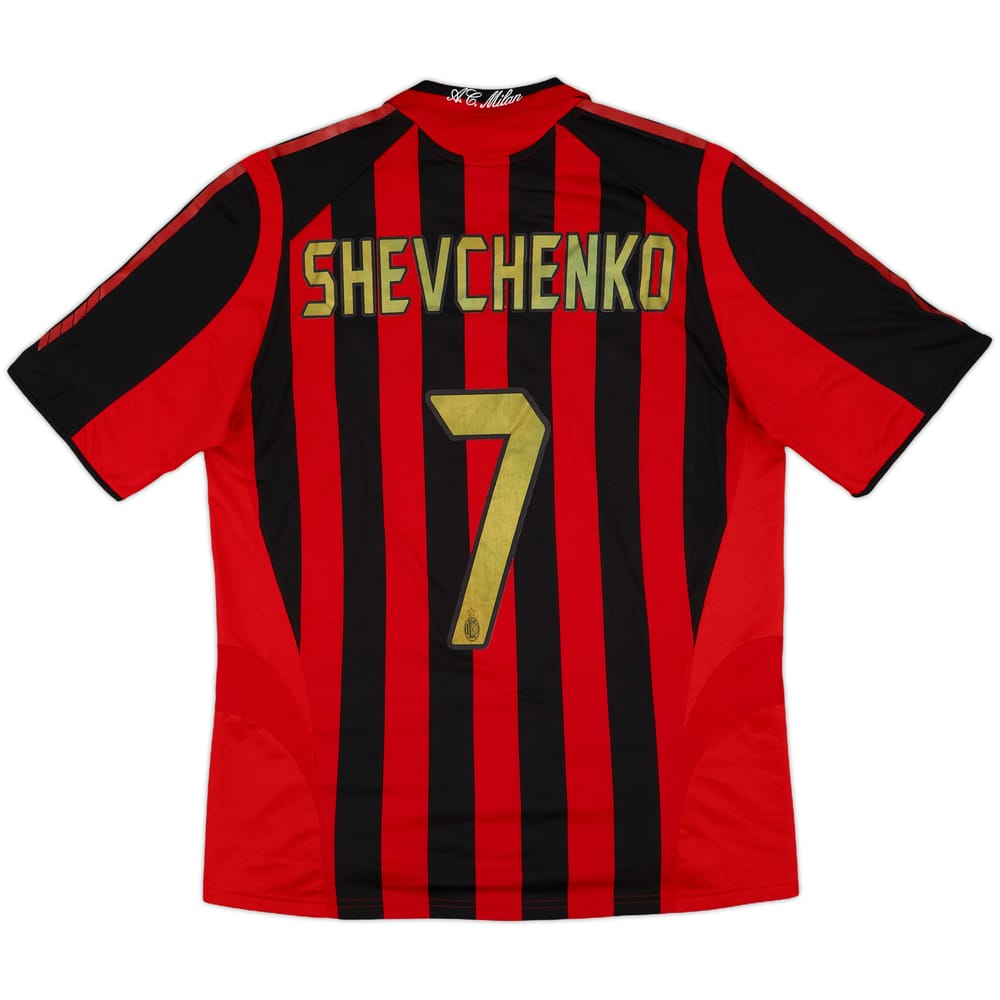 2005-06 AC Milan Home Shirt Shevchenko #7 - 8/10 - (L)