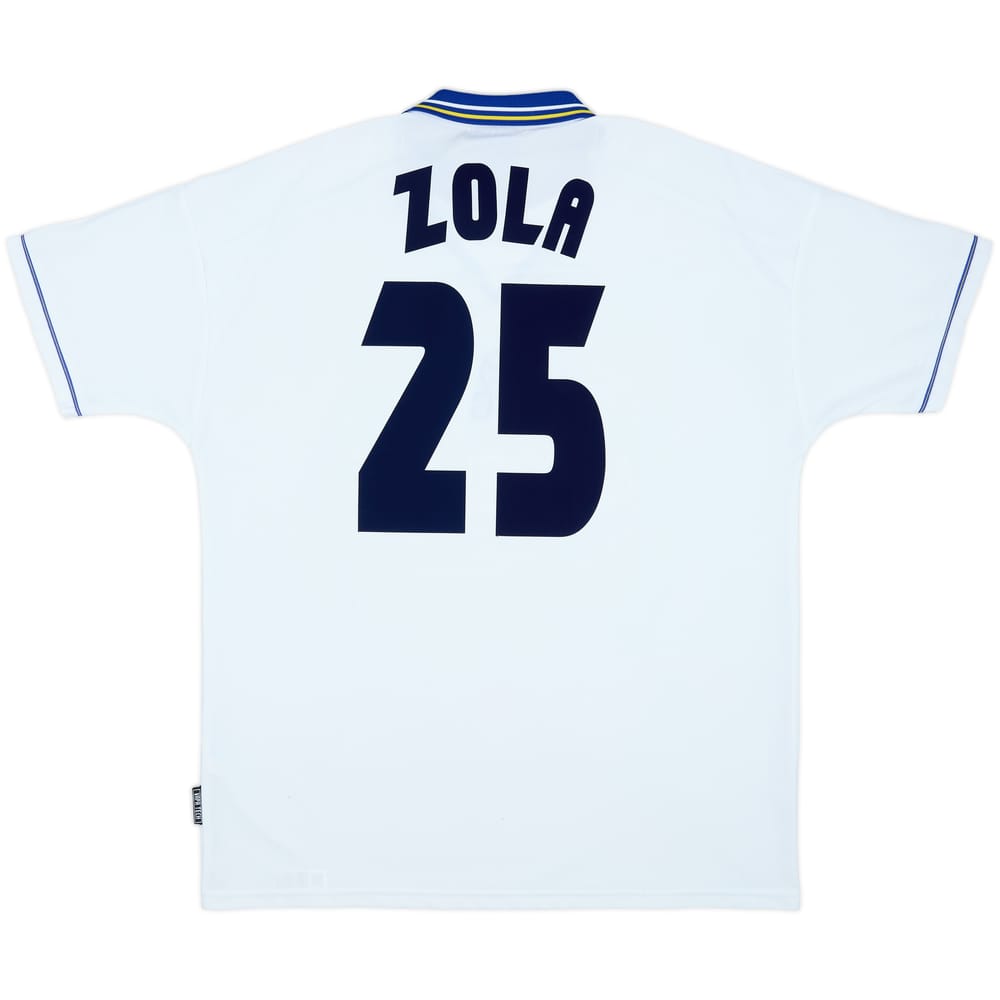 1998-00 Chelsea Away Shirt Zola #25 - 8/10 - (XL)