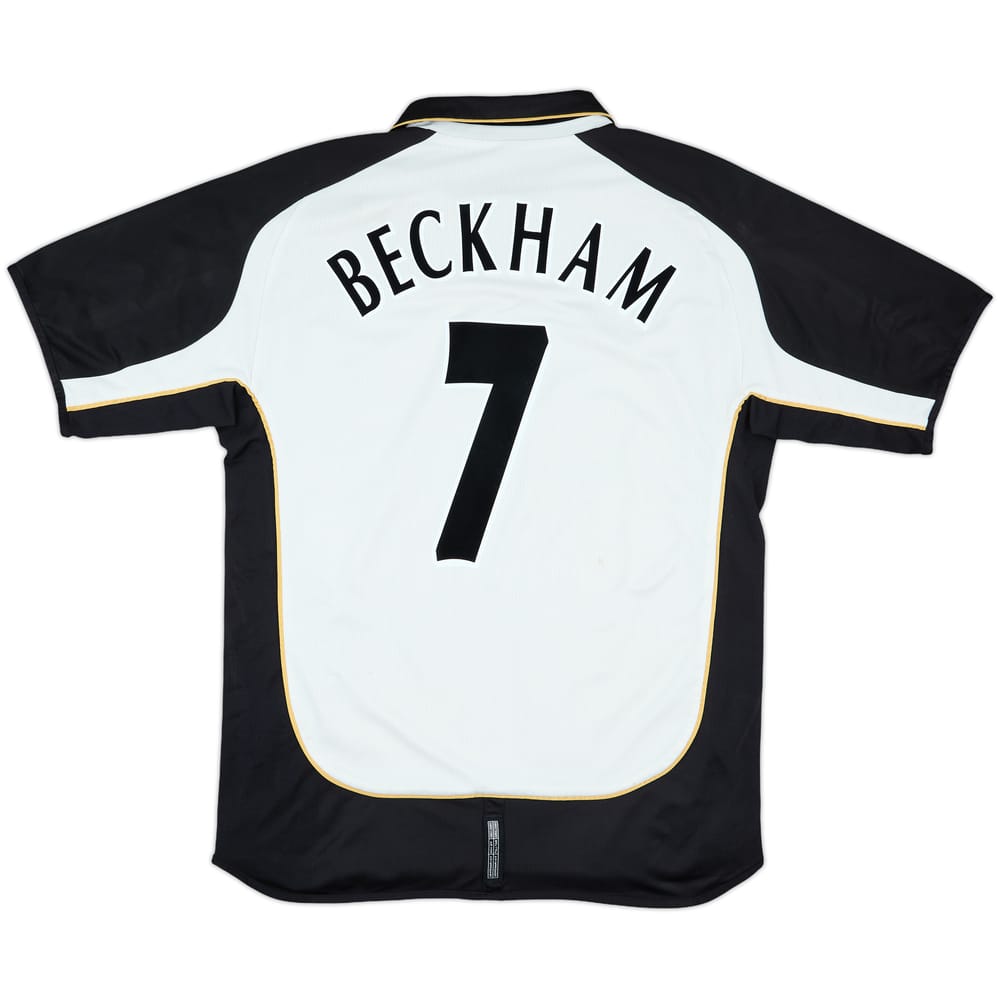 2001-02 Manchester United Centenary Away/Third Shirt Beckham #7 - 6/10 - (L)