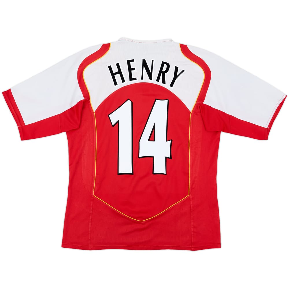 2004-05 Arsenal Home Shirt Henry #14 - 6/10 - (M)