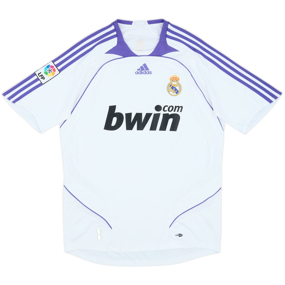 2007-08 Real Madrid Home Shirt - 8/10 - (M)