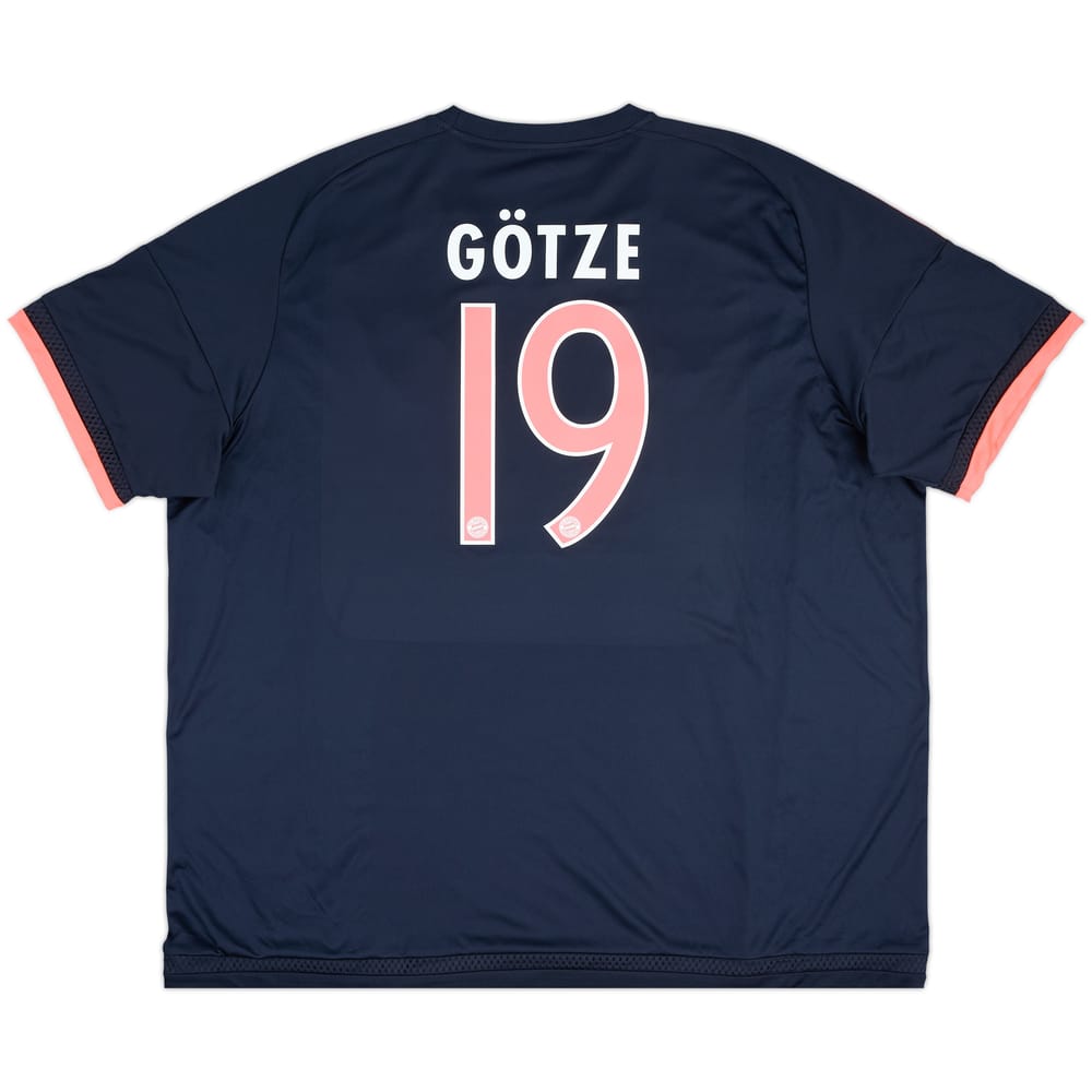 2015-16 Bayern Munich Third Shirt Gotze #19 - 6/10 - (3XL)