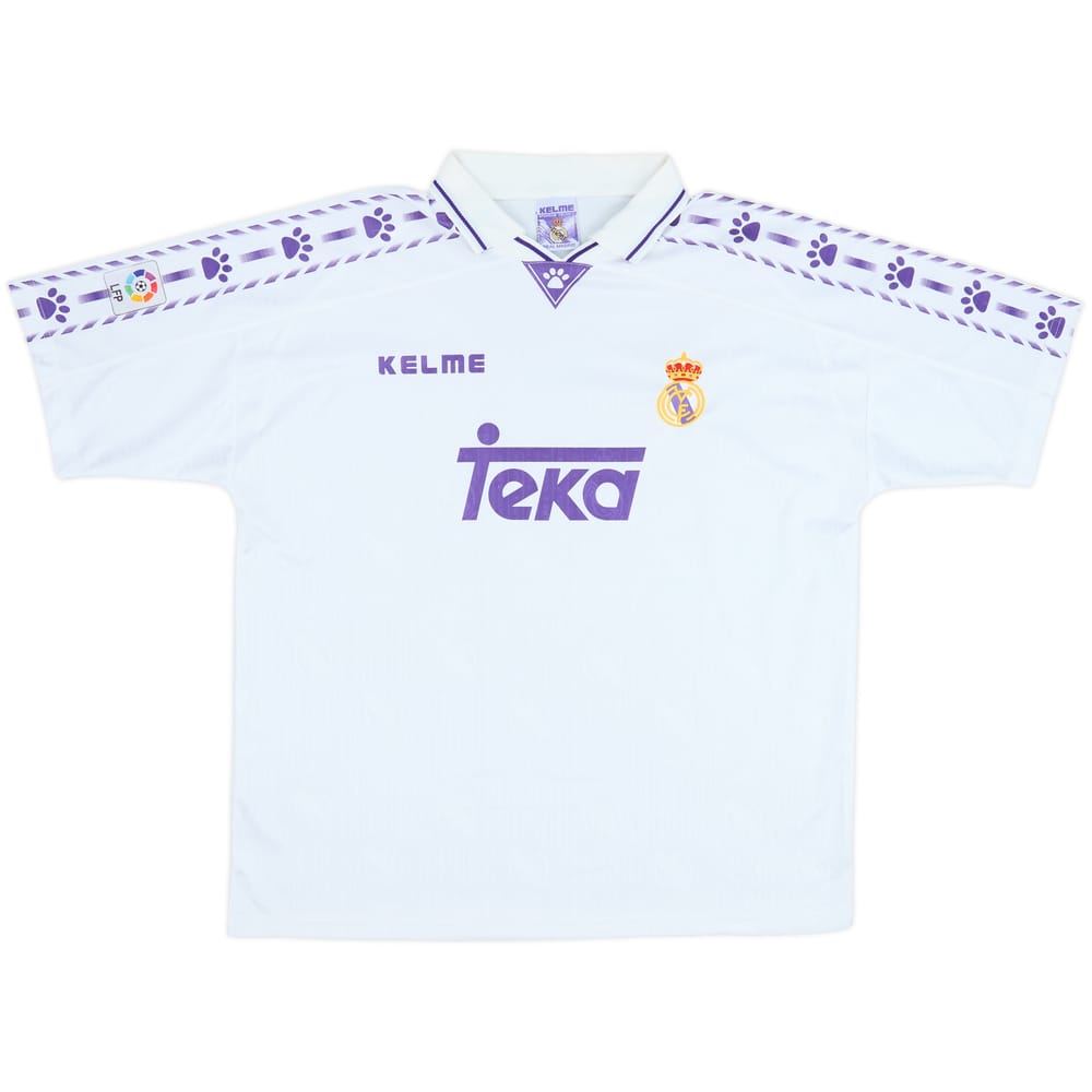 1994-96 Real Madrid Home Shirt - 9/10 - (XL)