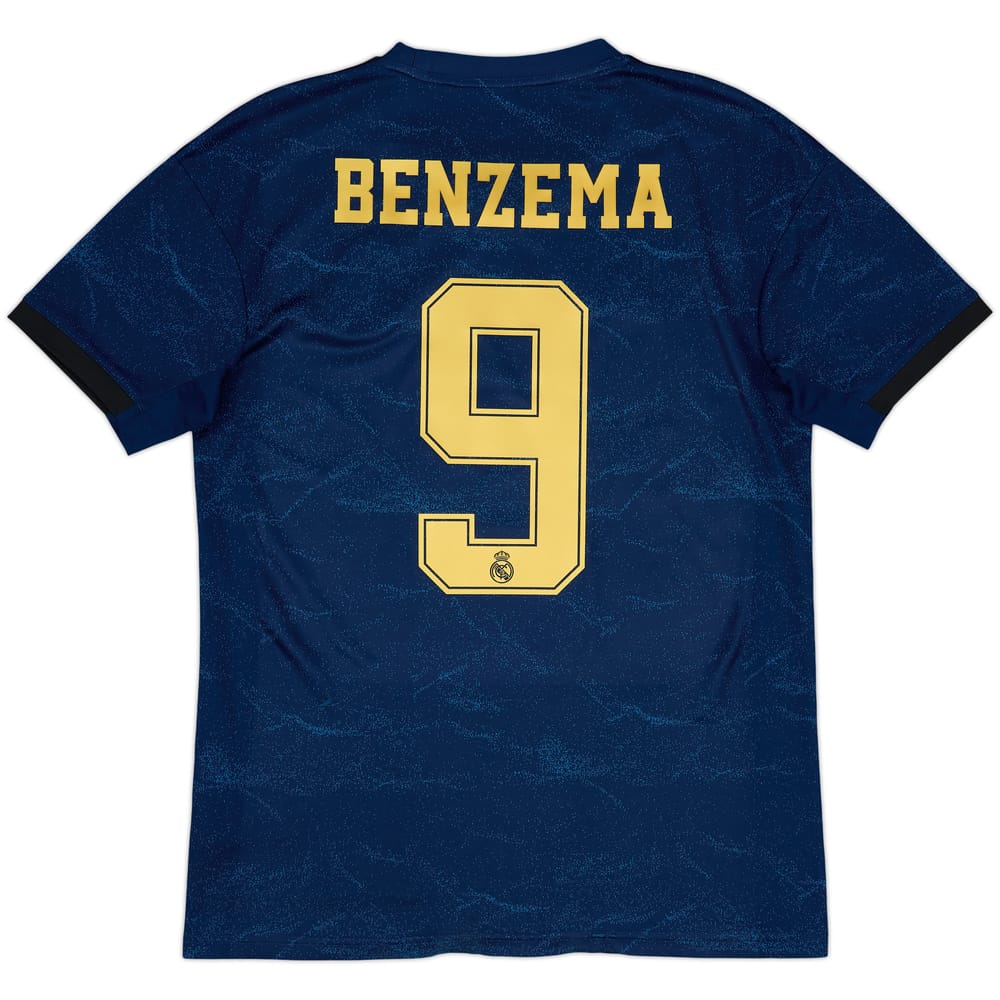 2019-20 Real Madrid Away Shirt Benzema #9 - 5/10 - (M)