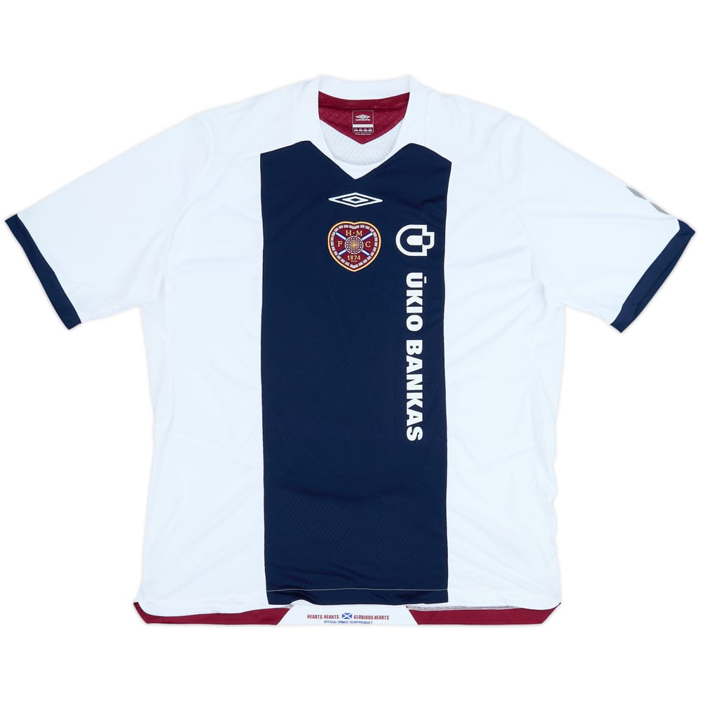 2008-09 Hearts Away Shirt - 9/10 - (XXL)