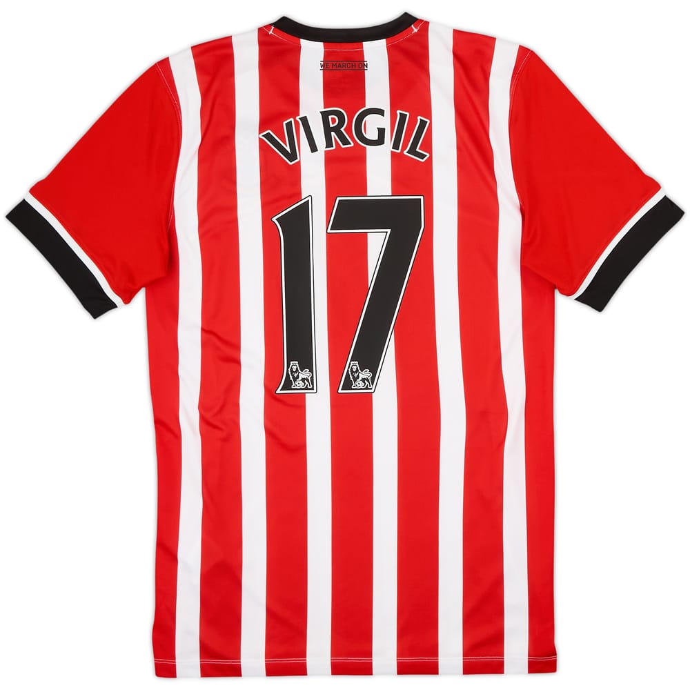 2016-17 Southampton Home Shirt Virgil #17 - 7/10 - (M)