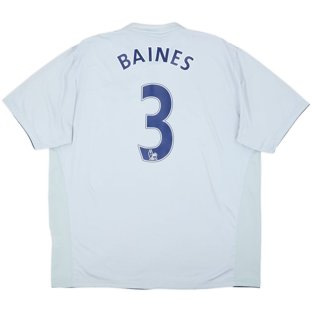 Camiseta de la tercera equipación del Everton 2011-12 Baines #3 - 9/10 - (XL)