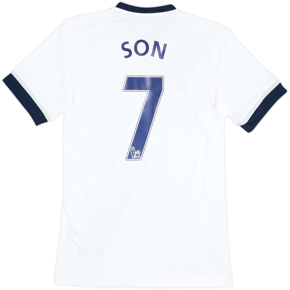 2015-16 Tottenham Home Shirt Son #7 - 8/10 - (S)