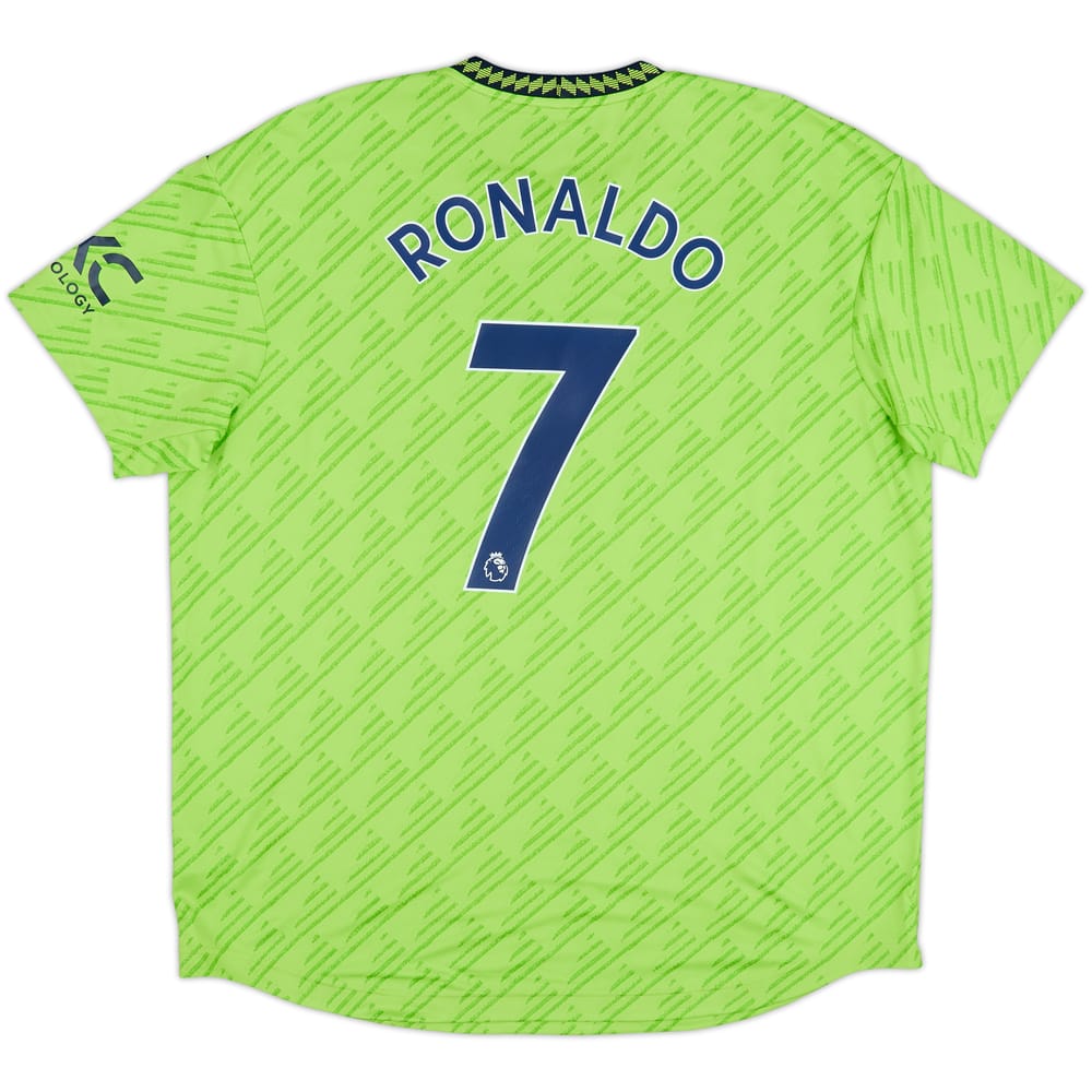 2022-23 Manchester United Authentic Third Shirt Ronaldo #7 - 9/10 - (XXL)