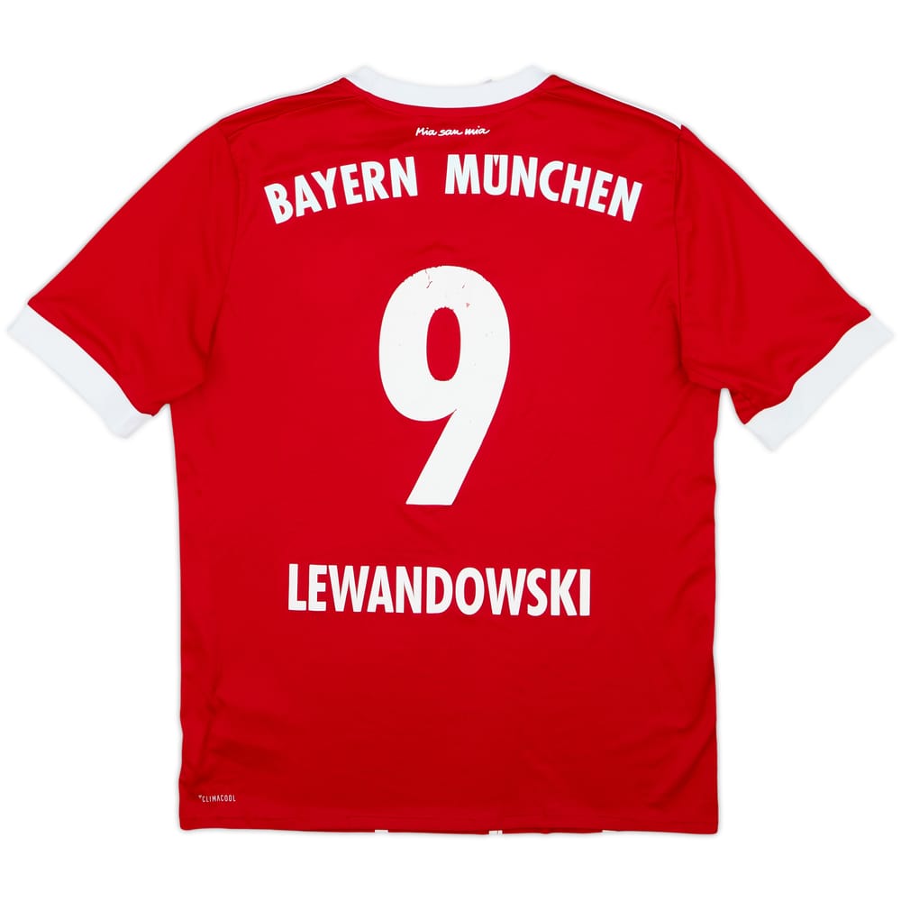 2017-18 Bayern Munich Home Shirt Lewandowski #9 - 5/10 - (15-16 Years)