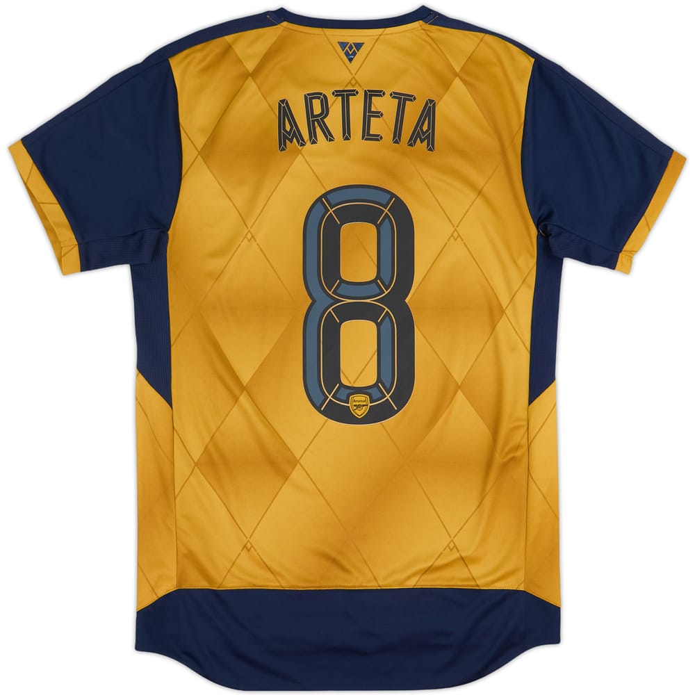 2015-16 Arsenal Away Shirt Arteta #8 - 10/10 - (S)