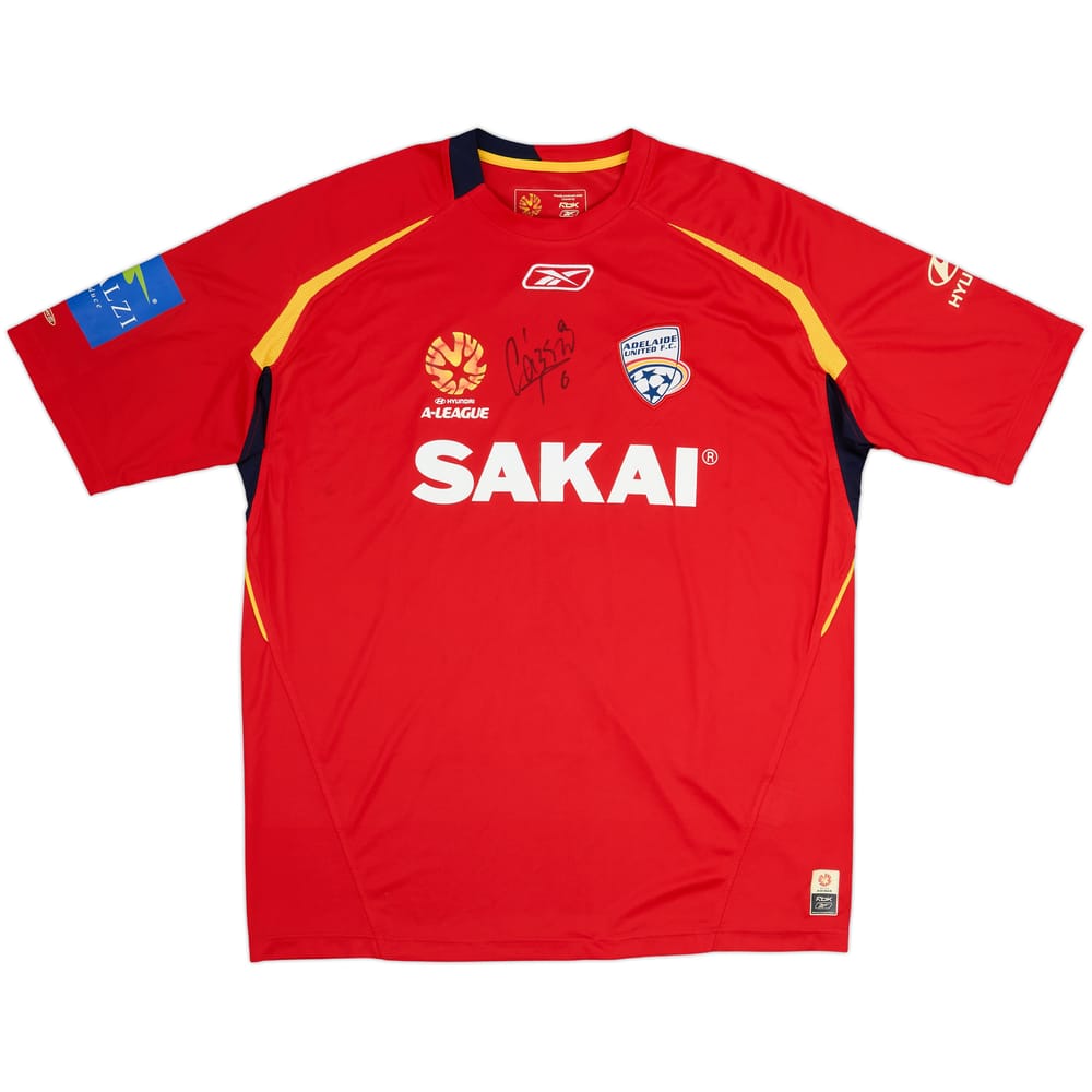 2008-09 Adelaide United Signed Home Shirt - 8/10 - (XL)