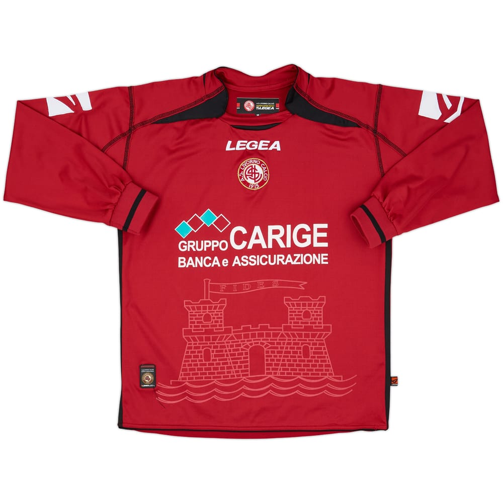 2006-07 Livorno Home L/S Shirt - 10/10 - (M)