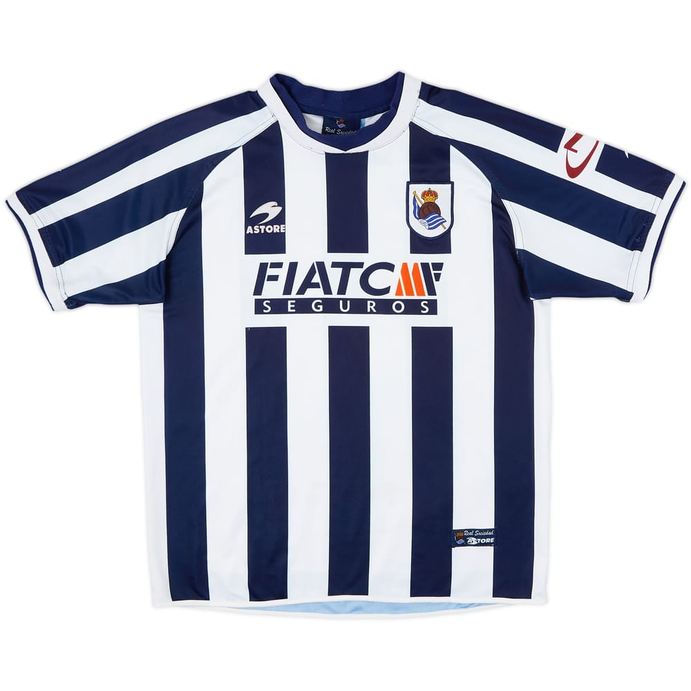 2003-04 Real Sociedad Home Shirt - 6/10 - (XL)