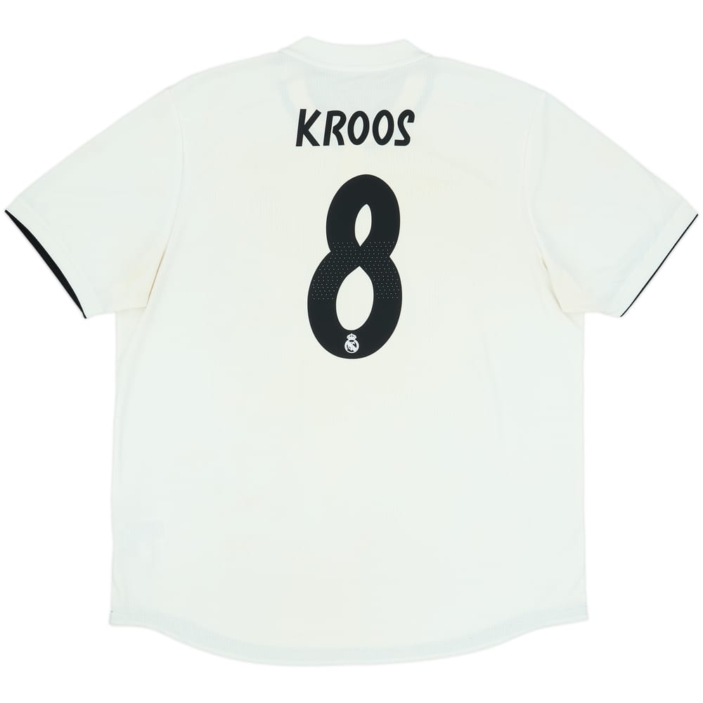 2018-19 Real Madrid Authentic Home Shirt Kroos #8 - 5/10 - (XXL)