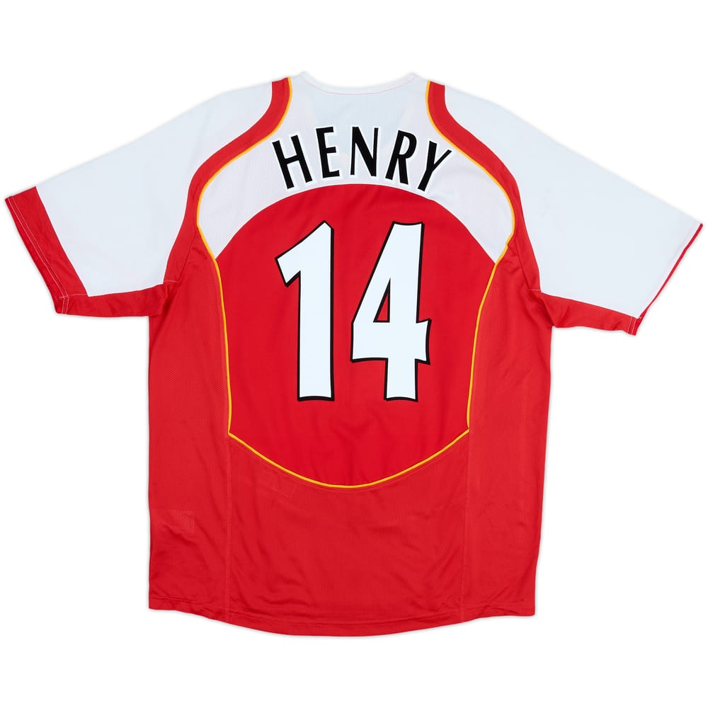 2004-05 Arsenal Home Shirt Henry #14 - 7/10 - (XL)