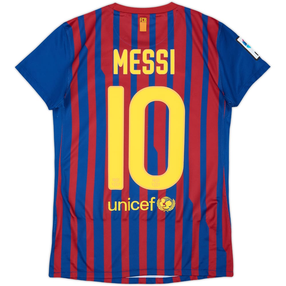 2011-12 Barcelona Home Shirt Messi #10 - 8/10 - (Women's S)