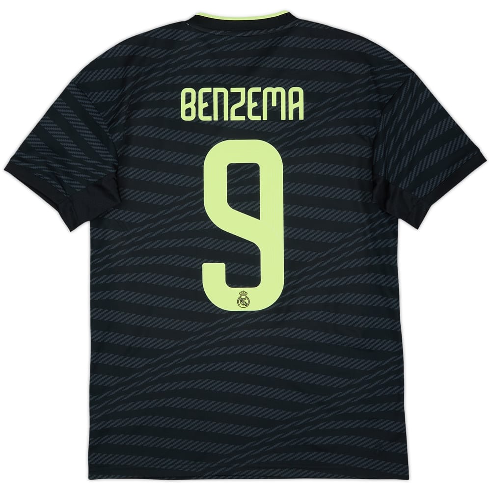2022-23 Real Madrid Third Shirt Benzema #9 - 10/10 - (S)