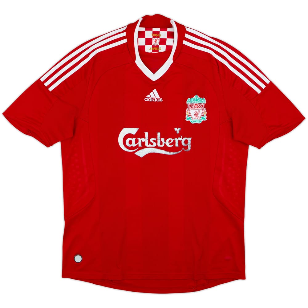 2008-10 Liverpool Home Shirt - 4/10 - (L)