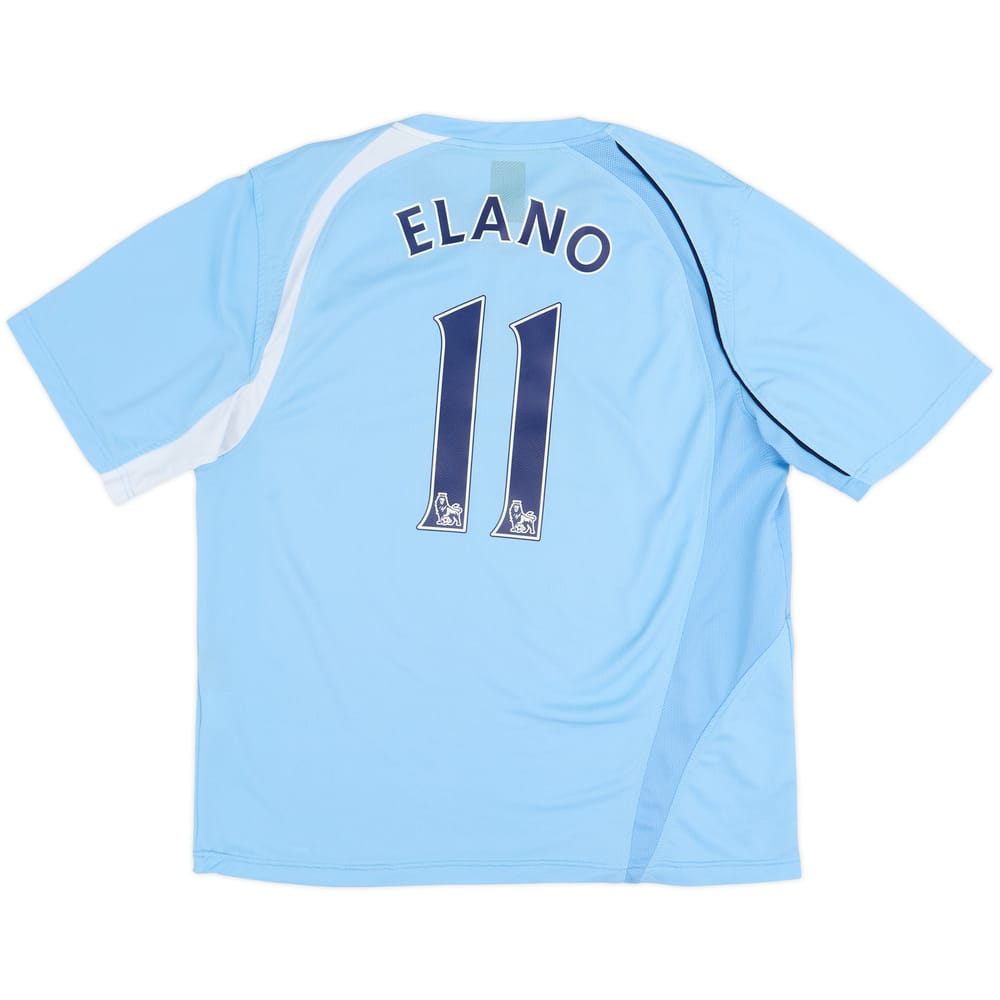 2008-09 Manchester City Home Shirt Elano #11 - 5/10 - (L)