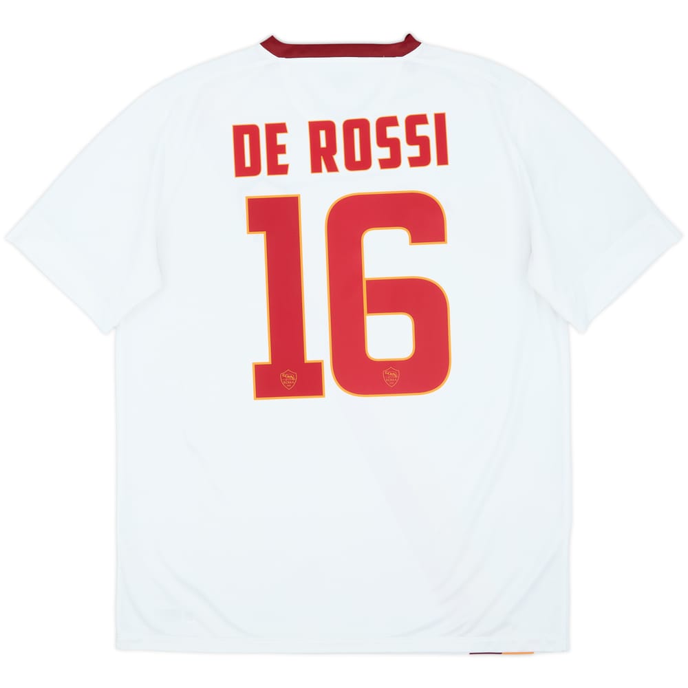 2014-15 Roma Away Shirt De Rossi #16 - 8/10 - (L)