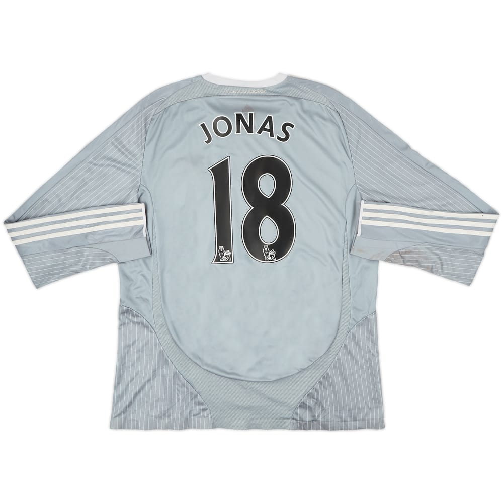2008-09 Newcastle Player Issue Third L/S Shirt Jonas #18 - 8/10 - (XL)