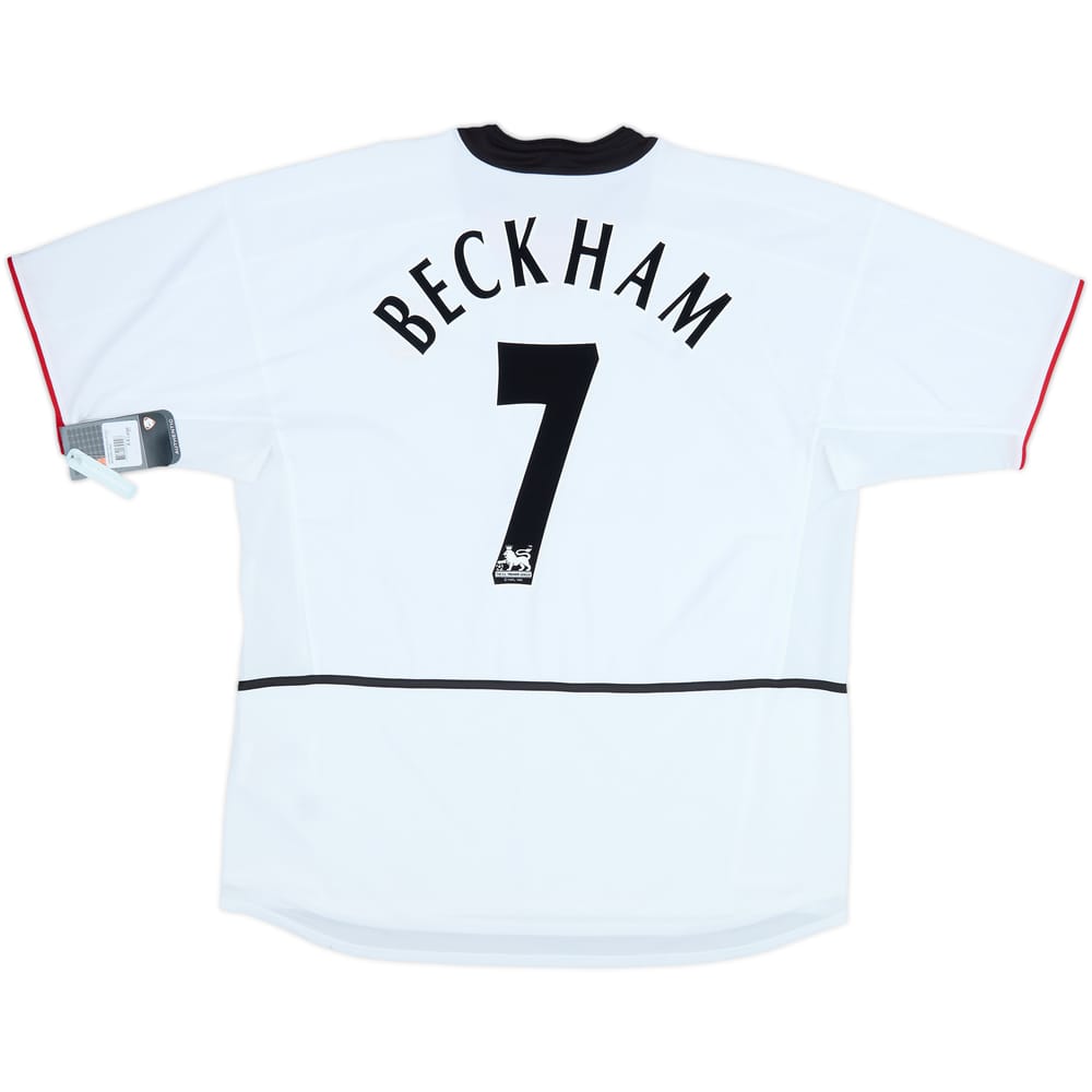 2002-03 Manchester United Away Shirt Beckham #7 (XXL)