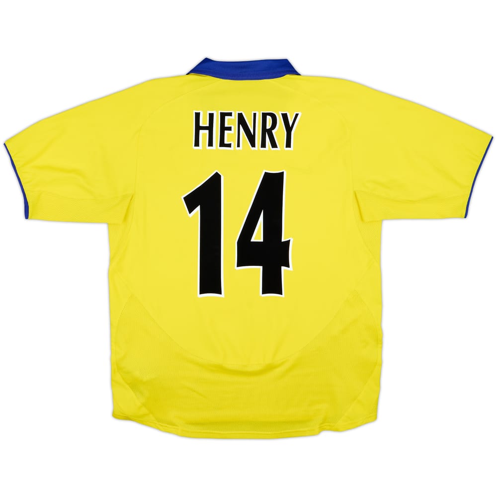 2003-05 Arsenal Away Shirt Henry #14 - 8/10 - (L)