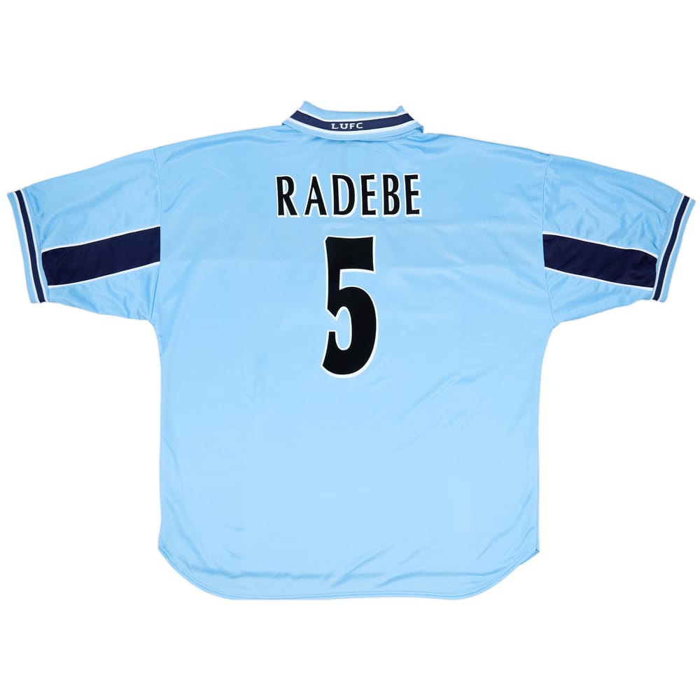 1999-00 Leeds United Away Shirt Radebe #5 - 8/10 - (XXL)